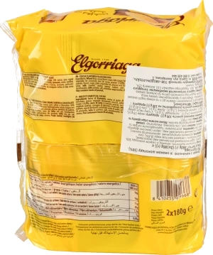 Печиво Elgorriaga 2х180г шоколад