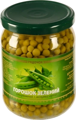 Горошок Рядочок 500г скло
