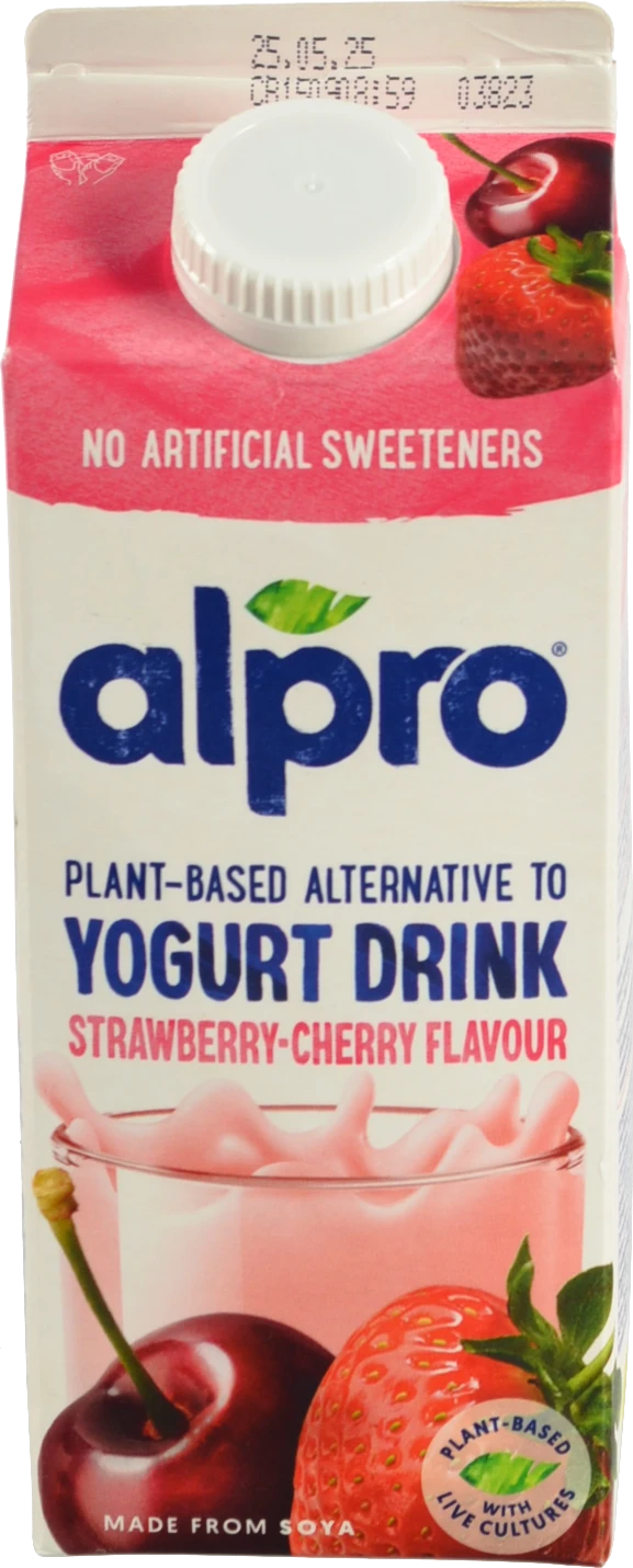 Продукт соєвий ферментований Strawberry-cherry Alpro т/п 755г
