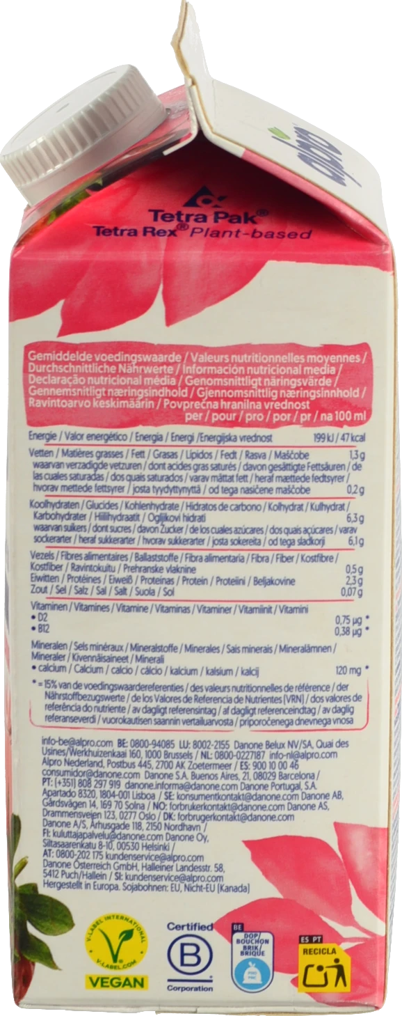 Продукт соєвий ферментований Strawberry-cherry Alpro т/п 755г