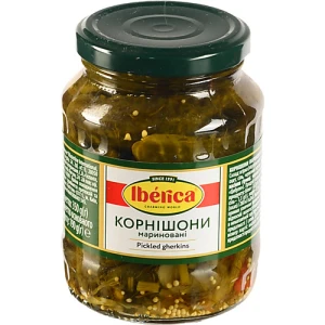 Корнішони мариновані Iberica с/б 350г