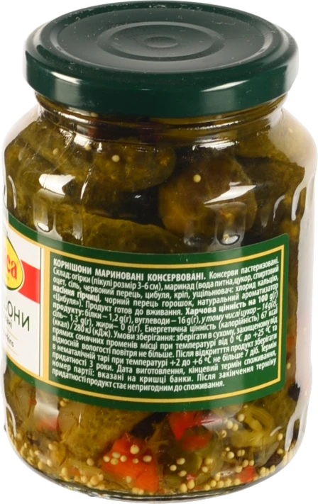 Корнішони мариновані Iberica с/б 350г