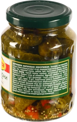 Корнішони мариновані Iberica с/б 350г