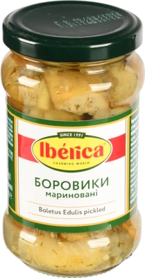 Гриби мариновані Боровики Iberica с/б 280г