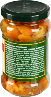 Гриби мариновані Опеньки Iberica с/б 280г