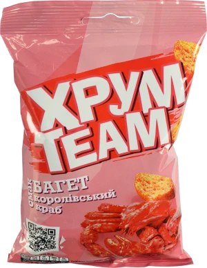 Сухарики Королівський краб Багет ХрумTeam м/у 60г