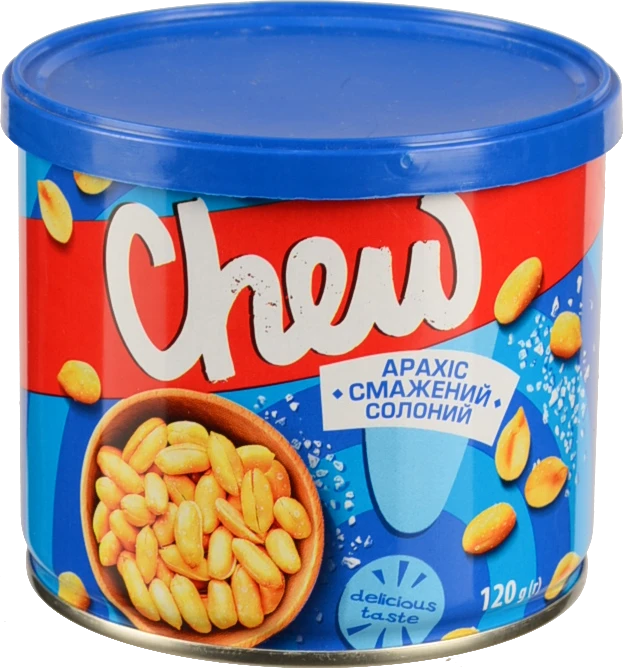 Арахіс Chew 120г смажений солоний з.б