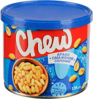 Арахіс Chew 120г смажений солоний з.б