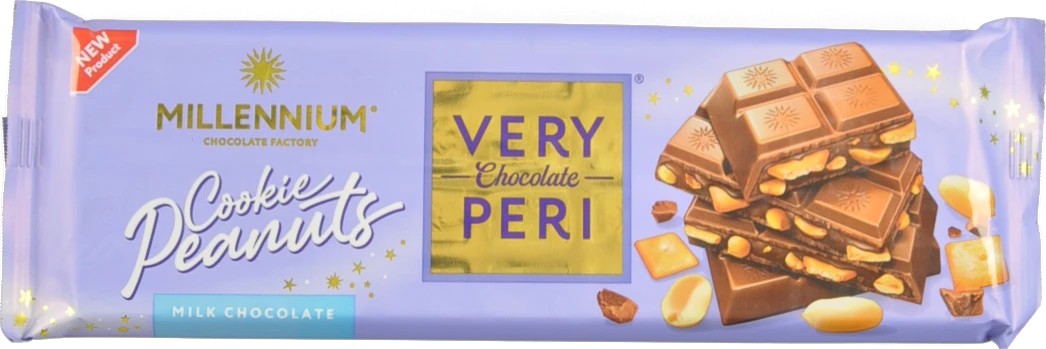 Шоколад молочний з начинкою печивом та арахісом Very Peri Millennium м/у 270г