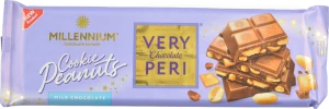 Шоколад молочний з начинкою печивом та арахісом Very Peri Millennium м/у 270г