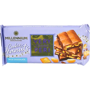 Шоколад молочний з начинкою печивом та арахісом Very Peri Millennium м/у 100г