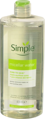 Вода міцелярна Kind To Skin Simple 400мл