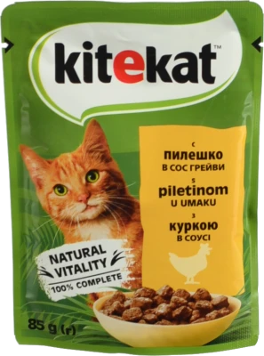 Корм Кітікет 85г курка в соусі пауч