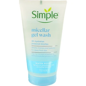 Гель для вмивання міцелярний Water Boost Simple 150мл