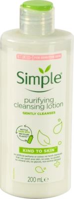 Лосьйон для обличчя очищаючий Kind To Skin Simple 200мл