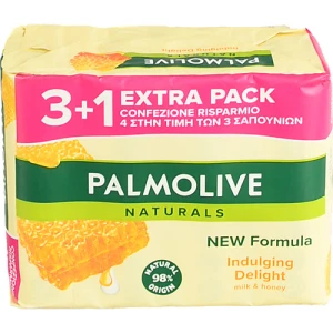 Мило туалетне тверде Milk&Honey Naturals Palmolive 4х90г