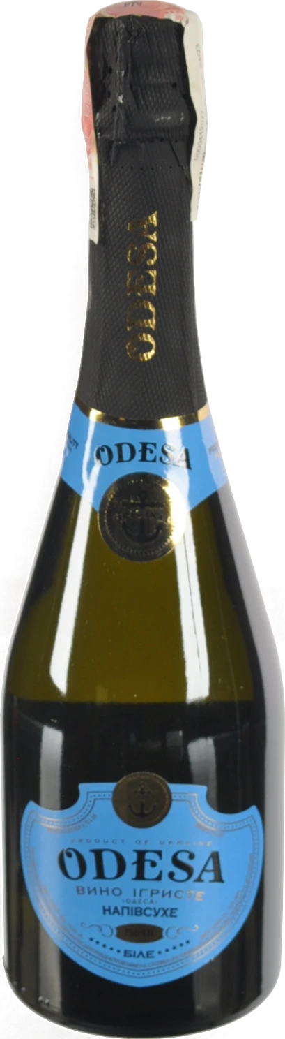 Вино ігристе 0.75л 10-13.5% біле напівсухе Classic Odesa