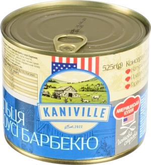 Крильця курячі в соусі барбекю Kaniville з/б 525г