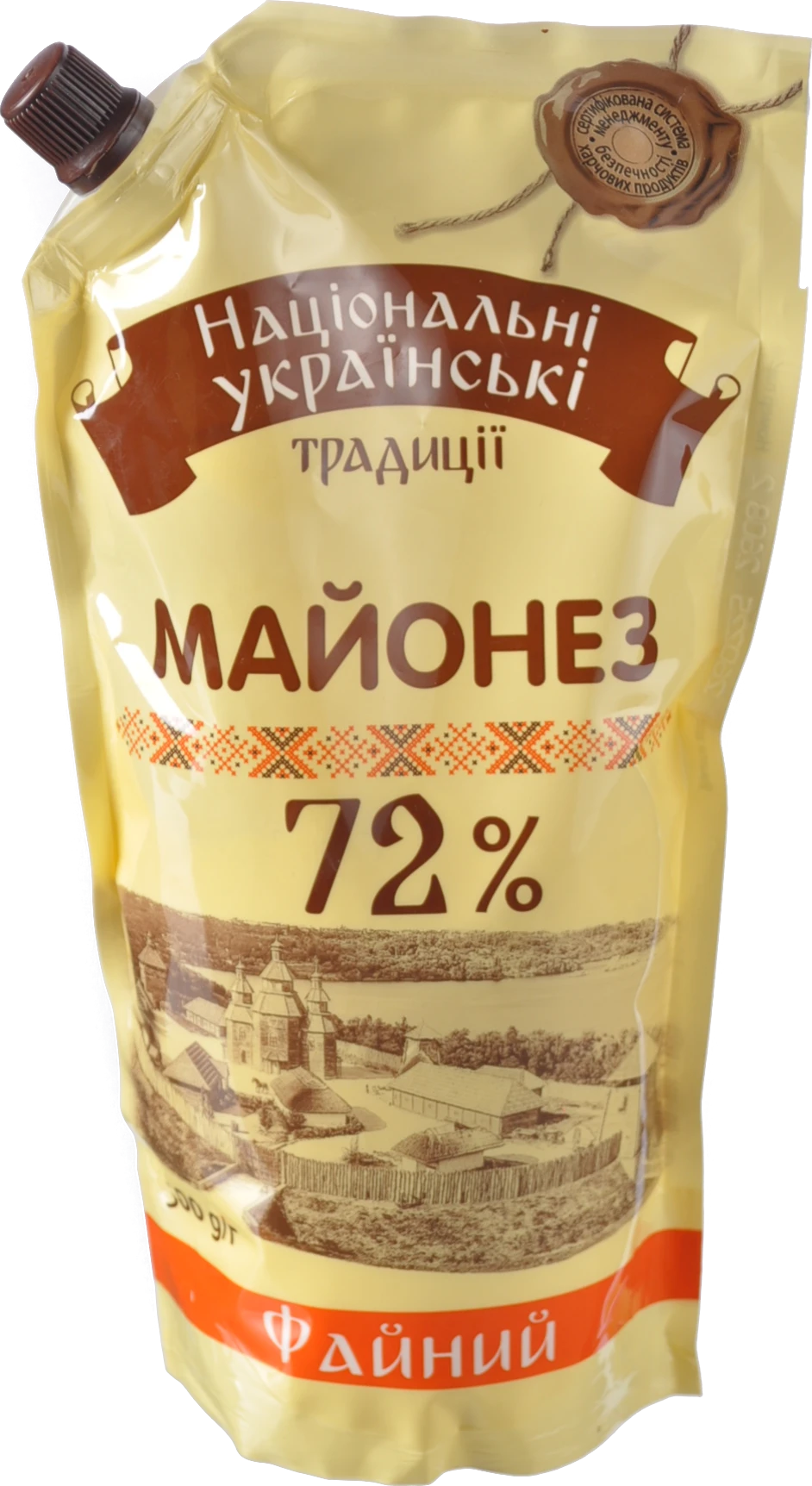 Майонез 72% Файний Національні українські традиції 500г