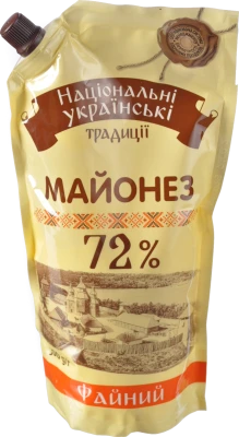 Майонез 72% Файний Національні українські традиції 500г