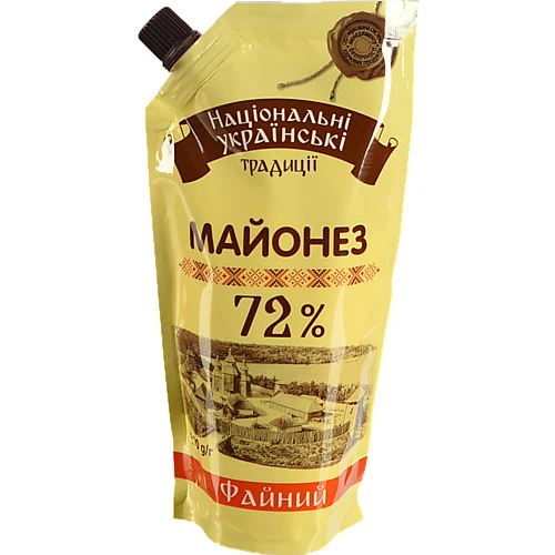 Майонез 72% Файний Національні українські традиції д/п 300г