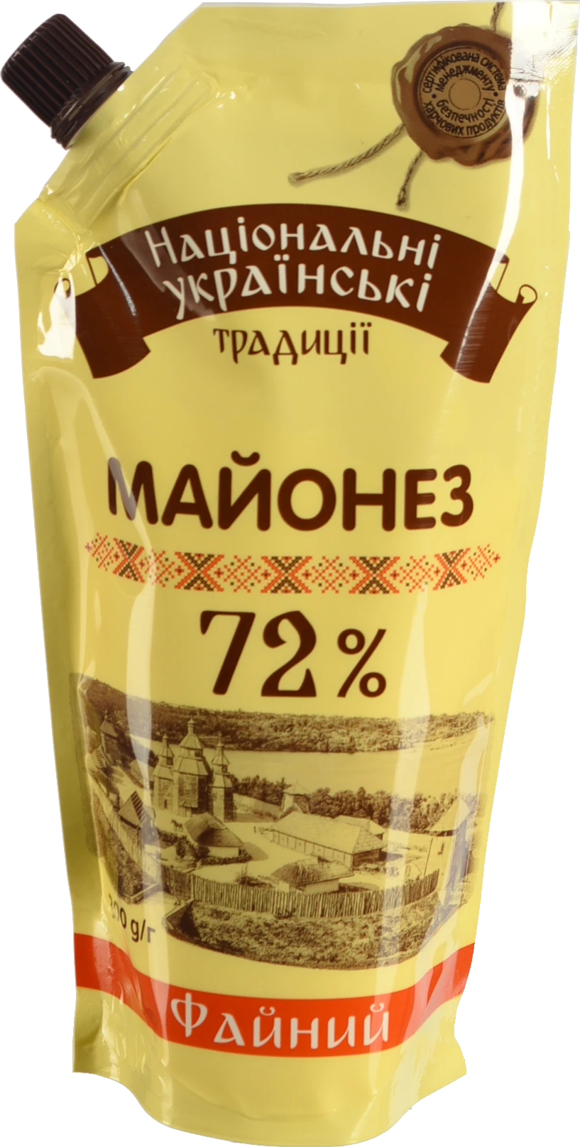 Майонез 72% Файний Національні українські традиції д/п 300г