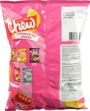 Чіпси CHEW110г зі смаком краба