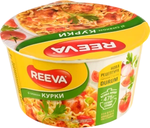 Локшина швидкого приготування зі смаком курки Reeva 75г