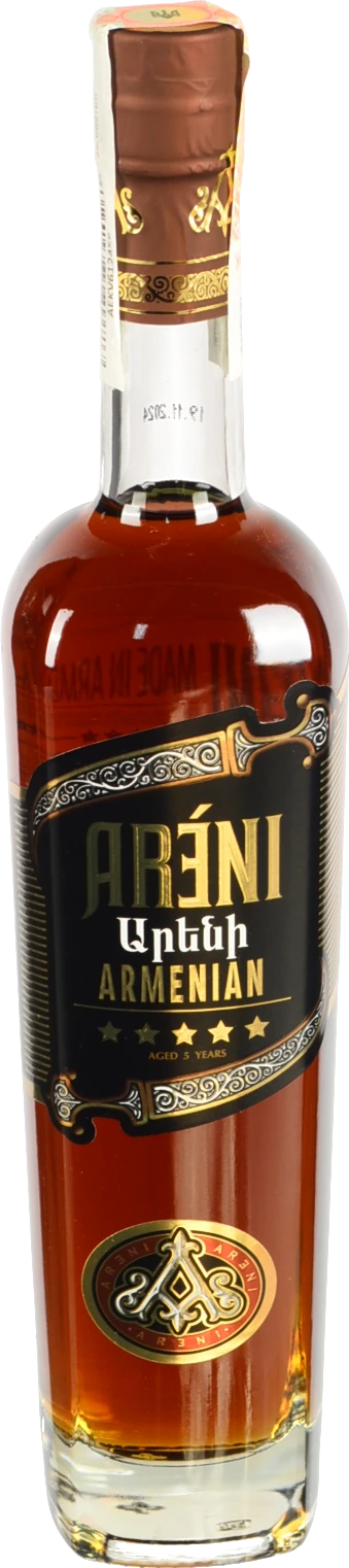 Бренді Areni 0.5л 40% 5 зірок