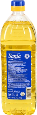 Олія соняшникова рафінована Sania п/пл 0.85л