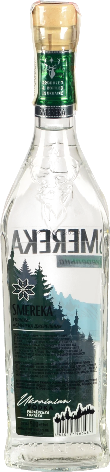 Горілка Smereka 0.5л 40% Джерельна