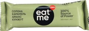 Батончик Солона карамель арахіс та кунжут EatMe м/у 40г
