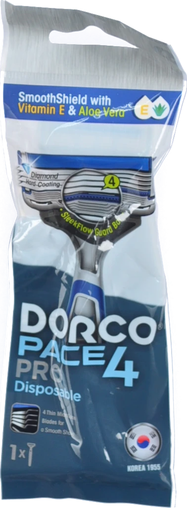 Бритва Dorco PACE4 PRO д.чоловіків 4леза 1шт одноразова