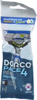 Бритва Dorco PACE4 PRO д.чоловіків 4леза 1шт одноразова