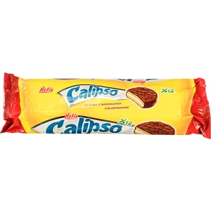 Печиво з маршмеллоу глазуроване Calipso Nefis м/у 240г