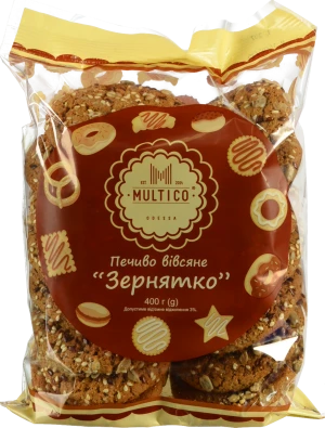 Печиво вівсяне Зернятко Multico м/у 400г