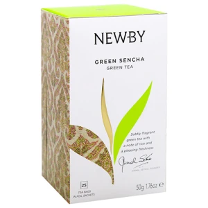 Чай Newby зелена сенча 25п зелений