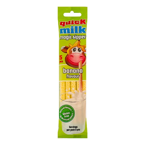 Трубочка д.молока Quick Milk 30г банан