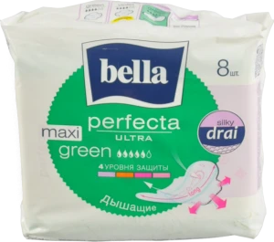Прокладки гігієнічні Maxi Green Ultra Perfecta Bella 8шт
