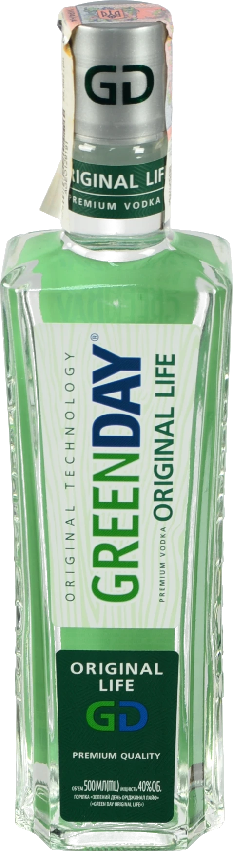 Горілка Green Day 0.5л Organic Life