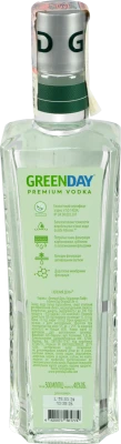 Горілка Green Day 0.5л Organic Life