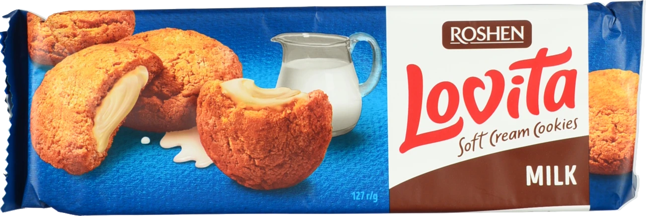 Печиво здобне Milk Lovita Roshen м/у 127г