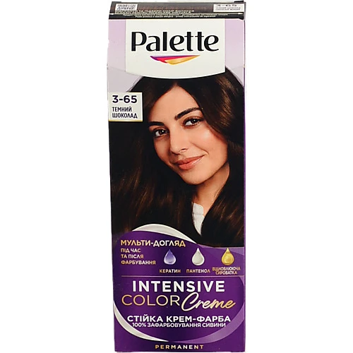 Крем-фарба для волосся Intensive Color №3-65 Palette 1шт