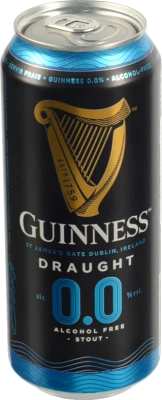 Пиво б.а Guinness 0.44л draught темне пастеризоване