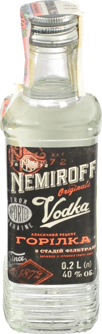 Горілка Nemiroff 0.2л особа штоф