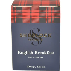 Чай чорний байховий English Breakfast Sherlock Secrets к/у 100г