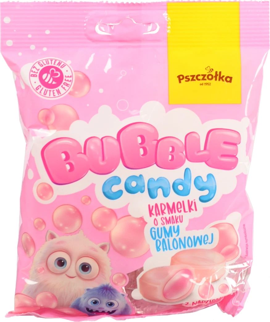 Цукерки Pszczolka 100г bubble candy карамель