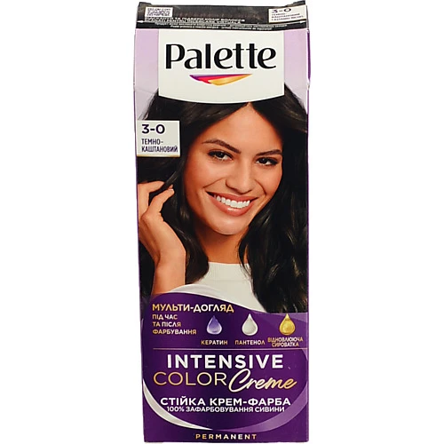 Крем-фарба для волосся Intensive Color №3-0 Palette 1шт