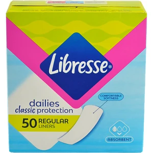 Прокладки щоденні Regular Classic Libresse 50шт