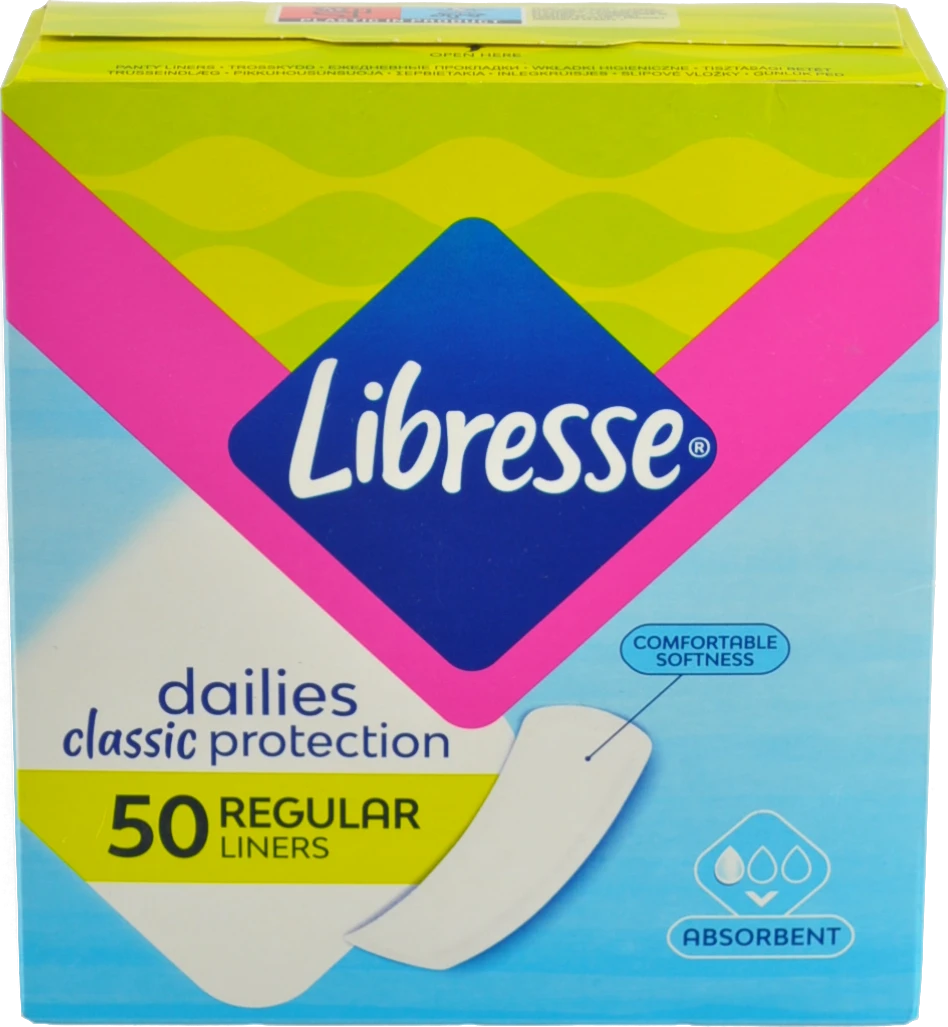 Прокладки щоденні Regular Classic Libresse 50шт